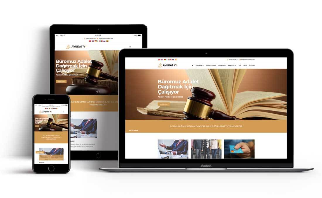 Avukat ve Hukuk Bürosu Sitesi